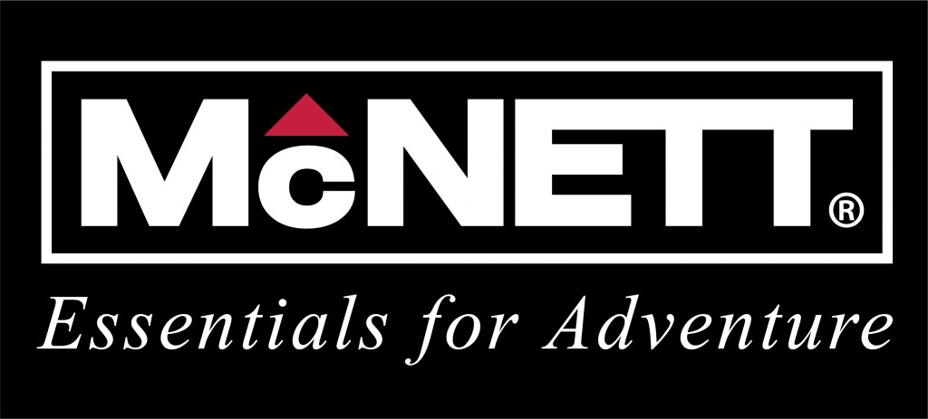 McNett logo white on black